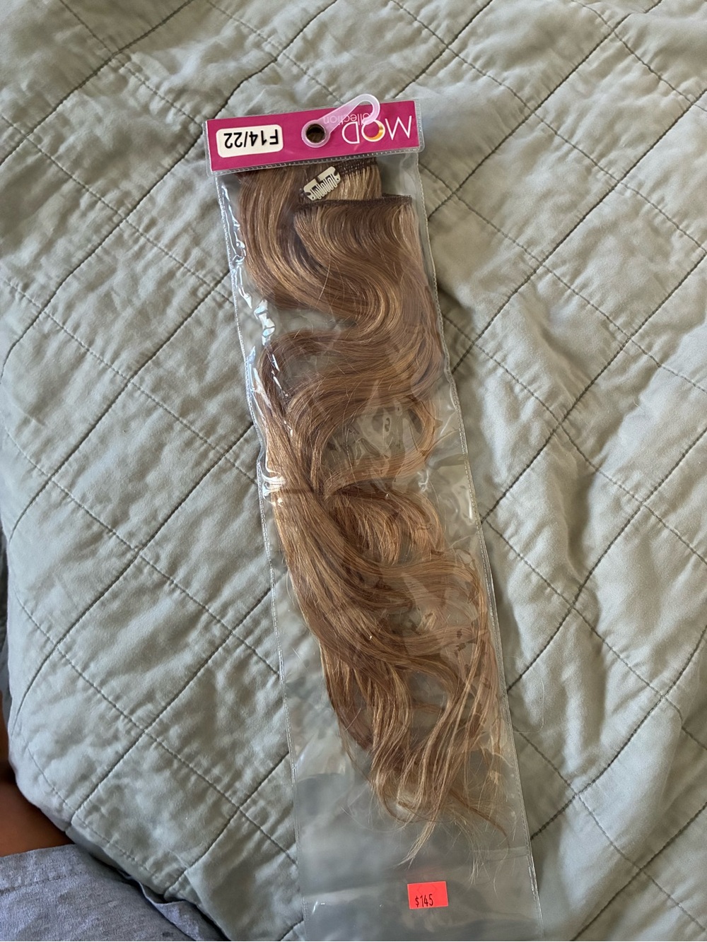 OP Wavy Clip-In Hair Extension - Honey Blonde to Light Brown